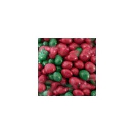 Red and Green Chocolate Covered Espresso Beans 1/2 lb.