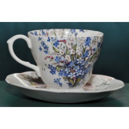 Royal Patrician Forget Me Not Cup/Saucer